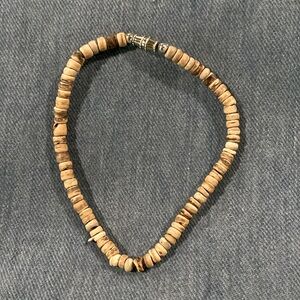 Coconut bead bracelet